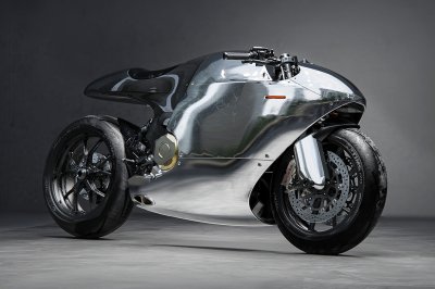 Bandit9's Futuristic Liquid Metal Ducati 821: A Hand-Built Masterpiece Redefines Custom Motorcycles