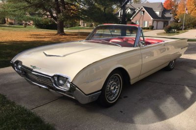 Iconic 1962 Ford Thunderbird Convertible Surfaces: A Timeless Classic for Sale