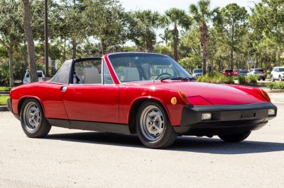 No Reserve Auction: 1975 Porsche 914 Malaga Red Targa Ready to Change Hands