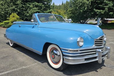 Restored 1948 Packard Super Eight Victoria Convertible: A Glimpse into Automotive Elegance